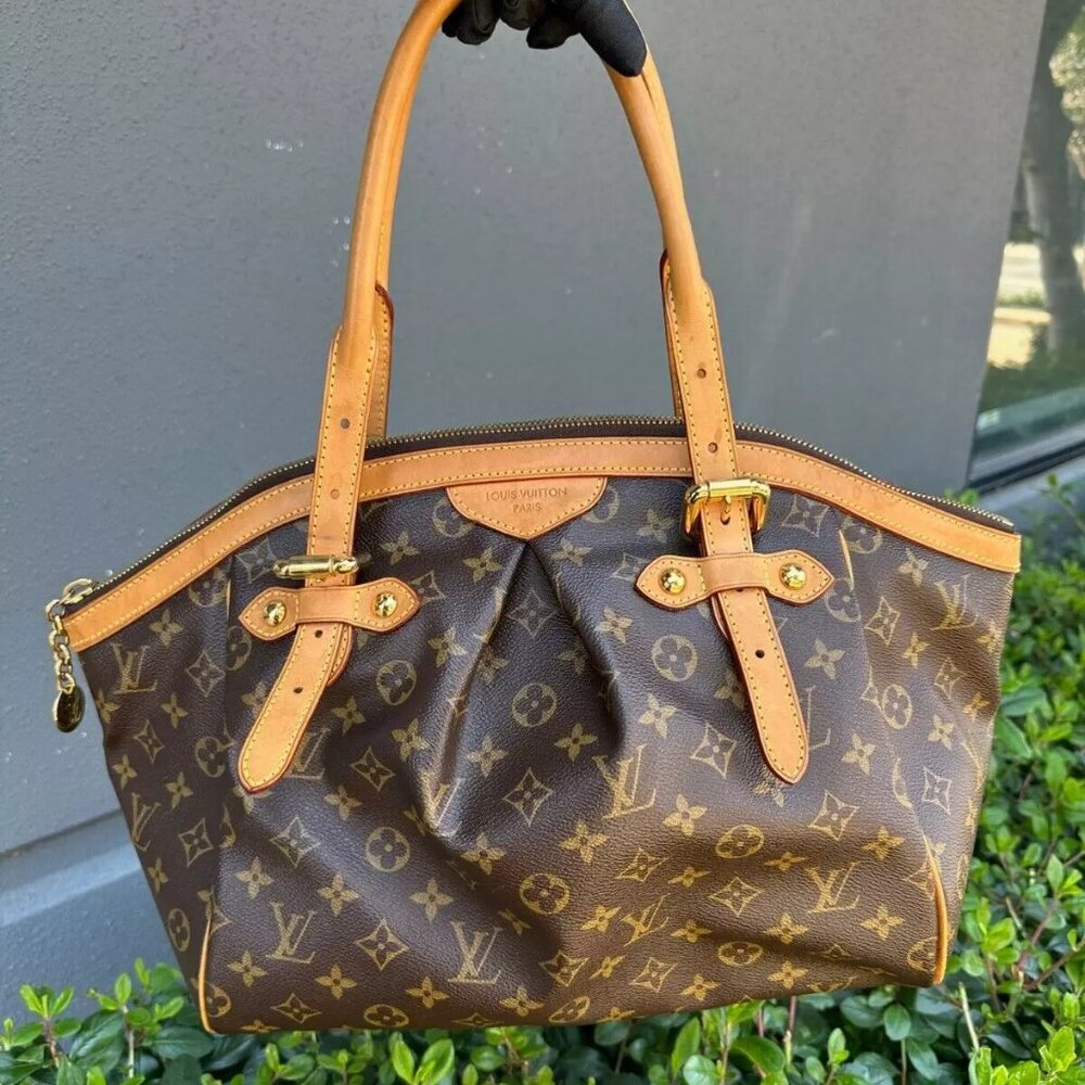 LOUIS VUITTON LV Tivoli GM Monogram Canvas Shoulder Bag Women Handbag